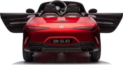Makina elektrike për fëmijë Lean Cars Mercedes AMG SL63, 24V, me telekomandë, e kuqe metalike