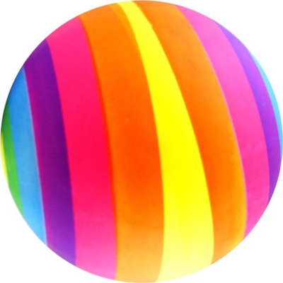Top PVC Artyk Colorful Ball 134425, 23 cm, me boja si ylber, shumëngjyrësh