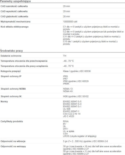 Buton komandimi Schneider Electric Harmony XB4 ZB4BA333, 22mm, kthim automatik, i gjelbër