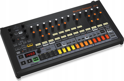 Makineri ritmesh Behringer RD-8 Mk2, analoge, MIDI USB, e zezë