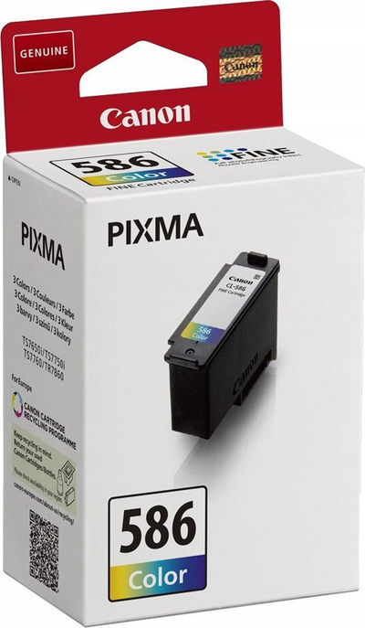 Fishek boje Canon CL-586, origjinal, kolor
