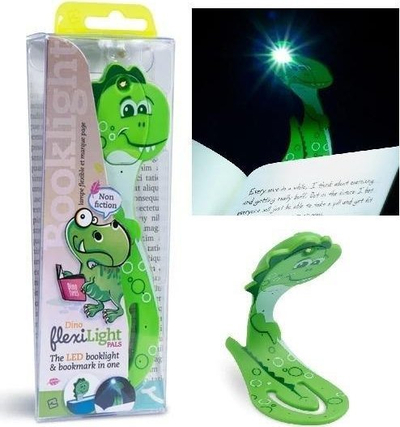 Dritë leximi Flexilight Pals Dinosaur, fleksibile, jeshile