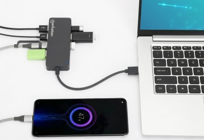 USB hub Manhattan 7 porta, USB 3.2 5Gbps, USB A, i zi