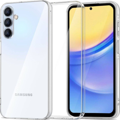 Set mbrojtës Tech-Protect FlexAir+ për Samsung Galaxy A55 5G, kapak TPU i tejdukshëm, 2 x xham i fortë, transparent