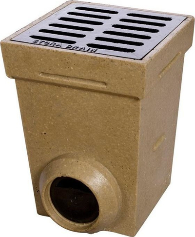 Shkarkus dyshemeje Stora Drain Home B 125, 27 cm, beton polimer, kapak gize i zi