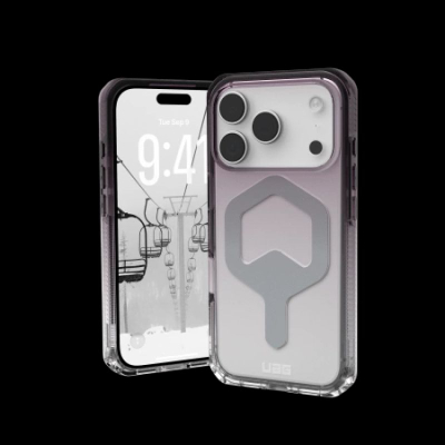 Kapak telefoni Urban Armor Gear Plyo, 6.3", MagSafe, transparent i zi