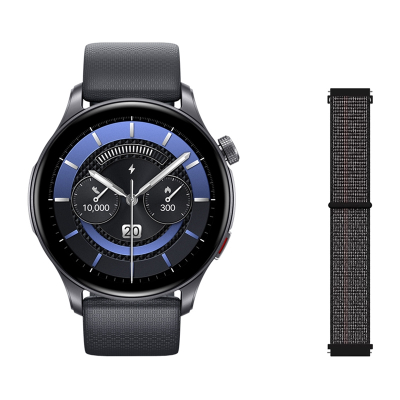 Smartwatch Zeblaze Btalk 3 GPS, ekran 1.43" AMOLED, thirrje telefonike, gri e errët