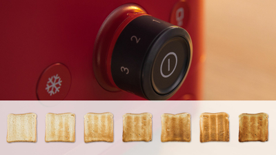 Toaster Bosch MyMoment TAT3M124, 950W, 2 feta, i kuq