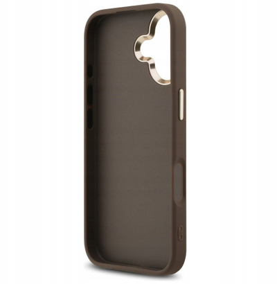 Mbulesë telefoni Guess Back Panel për iPhone 17, lëkurë PU, MagSafe, kafe