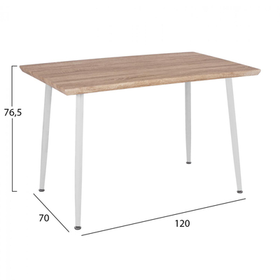 Set Tavolinë + karrige HM10382 120×70×76,5 cm, bezhë