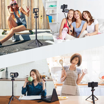 Tripod dore Ulanzi MT-73, alumini, selfie stick, i zi