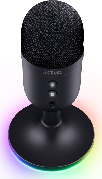 Микрофон Труст GXT 234 Јуникс, USB, за гејминг, црн