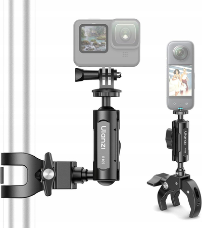 Kllapë montimi Ulanzi R105, formë Y, për GoPro DJI Action monitor, metalike e zezë