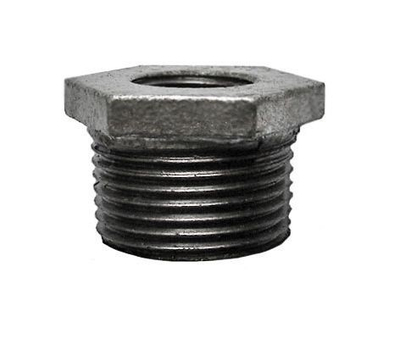 Reduktim i galvanizum për tuba, 2" në 1"
