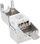 Modul rrjeti InLine RJ45 Keystone Jack, Cat.6a, 10 Gb/s, i argjendtë