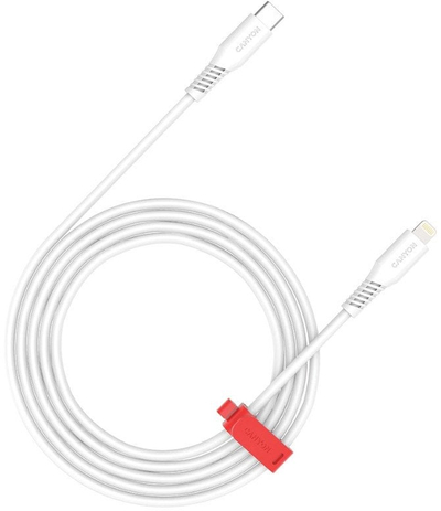 Kabllo USB Canyon CLN30SC, USB C me Lightning, 2m, 30W, e bardhë