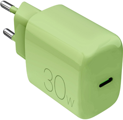 Полнач за ѕид PURO ProLite, USB-C, 30W, зелен