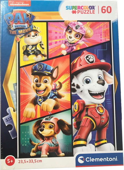 Puzzle Clementoni Paw Patrol, 60 elemente