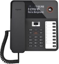 Telefon fiks Gigaset DESK 800A, me sekretari, i zi