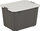 Kuti plastike Velur, 30L, me kapak, transparente