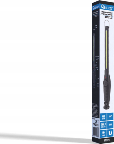 Lampë pune Tvardy, LED COB 10W, 1800mAh 450lm, IP44, e zezë
