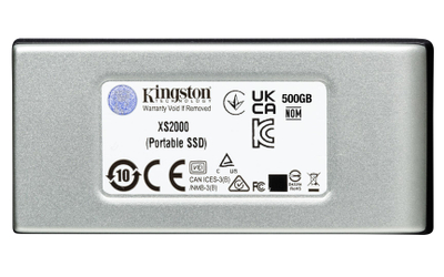 SSD i jashtëm Kingston XS2000, 500GB, USB 3.2, i zi