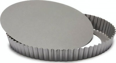 Forma për quiche Patisse, çelik jo ngjitës, 28.6 cm, gri e errët