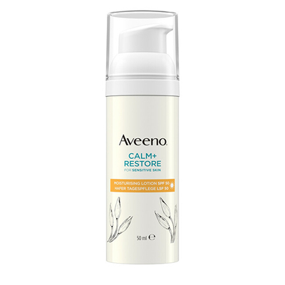 Losion për fytyrë Aveeno SPF 50 Calm+Restore™, 50 ml