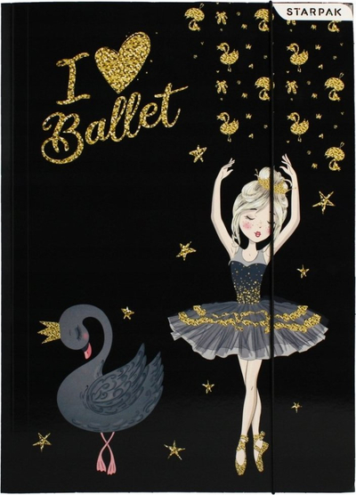 Folder me llastik Starpak Ballerina, A4, shumëngjyrësh