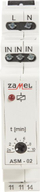 Ndërprerës automatik për shkallë Zamel ASM-02 (EXT10000006), 16A, 230V AC, 1Z, 2sec-10min, IP20