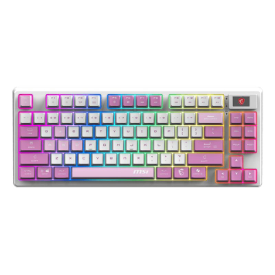 Tastierë gaming MSI FORGE GK600 TKL Violet, mekanike, RGB, vjollcë