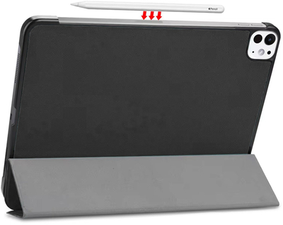 Këllëf tablet STRADO Smart Case për iPad Pro 11 Gen 5 2024, magnetik, funksion sleep wake, rozë gold