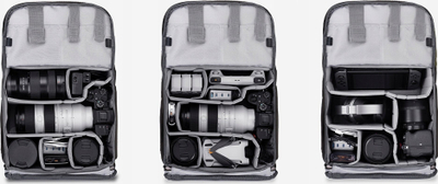 Çantë shpi për foto K&amp;F Concept Beta, 20L, për DSLR dhe laptop 15.6", portokalli