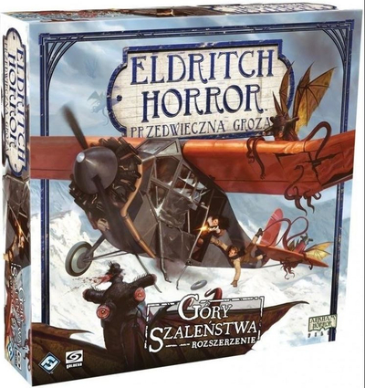 Lojë tavoline Eldritch Horror, zgjerim Góry Szaleństwa, bashkëpunuese, për 1‑8 lojtarë