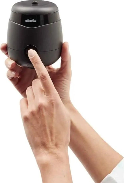 Pajisje kundra mushkonjave Thermacell E55X, me bateri Li Ion rikarikueshme, zonë mbrojtje 29 m², gri