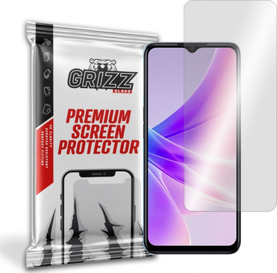Xham mbrojtës hibrid GrizzGlass për Oppo A77 5G, shumë i kthjellët, i fortë ndaj gërvishtjeve