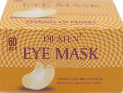 Patch për nën sy Pilaten Eye Mask, hidrogel me kolagjen dhe ar, 60 copë