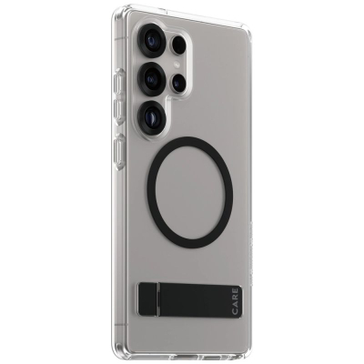 Mbulesë telefoni PanzerGlass CARE Kickstand Case për Samsung Galaxy S23 Ultra, transparente