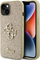 Mbështjellës telefoni Guess Glitter Script Big 4G, për iPhone 15 Plus, TPU, i artë
