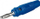 Priza banane Goobay, set me 10 copë, vrimë 4 mm, blu