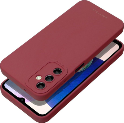 Klloçkë Roar Luna për Samsung Galaxy A14 5G, TPU, mban karikimin wireless, e kuqe