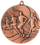Medalje vrapimi çelik, 50mm, ngjyrë kafe