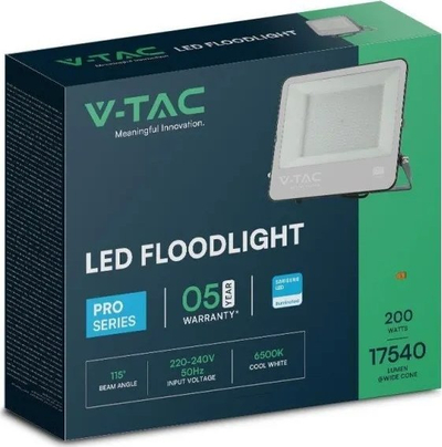 Reflektor LED V-TAC PRO 23601, 200W, 4000K IP65, i zi