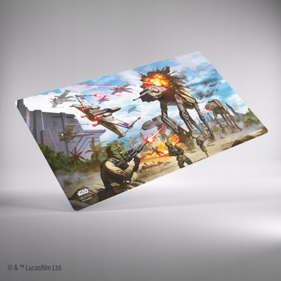 Подлога за игра Fantasy Flight Games Star Wars Unlimited Battle of Scarif, 61x35 cm, гума против лизгање, multikolor