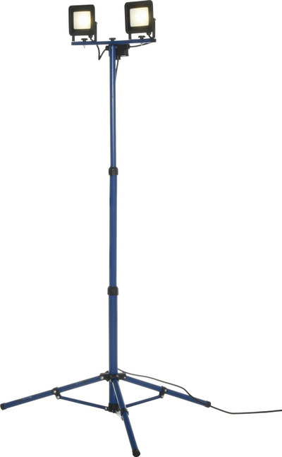Prozhektor pune Tarmo, tripod 2x30W, 5600 lm, IP44, blu e zezë