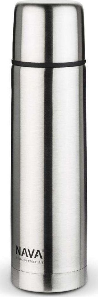 Termus NAVA Travel, 1000 ml, çelik inox me mur të dyfishtë, ngjyrë argjendi