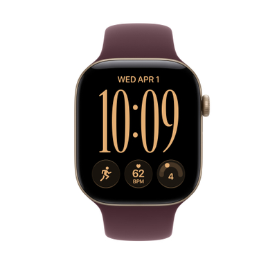 Apple Watch 46mm Burgundy Sport Band, S/M