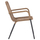 Kolltuk Spano prej alumini 55,5x58x81Hcm (HM6046), bezhë