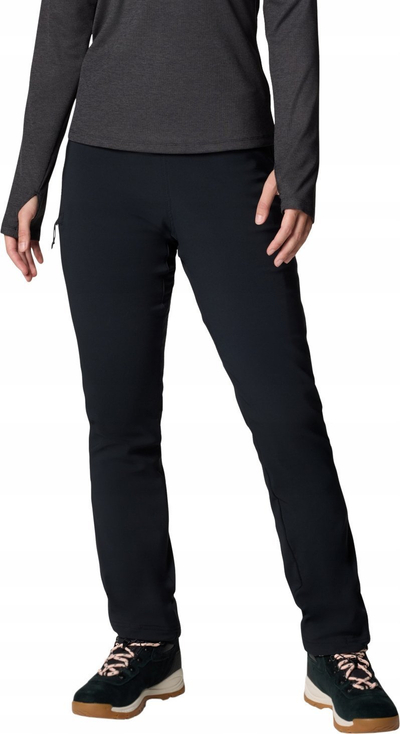 Pantallona Columbia Back Beauty High Rise Pant W, bel i lartë, për goca, të zeza