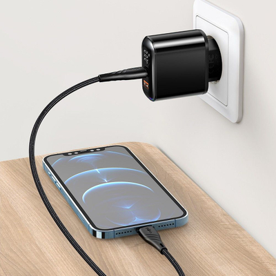 Karikues muri Mcdodo CH-7170, 20W PD, 2x USB USB-C, ngjyrë e zezë
